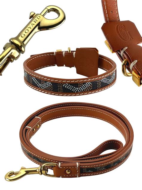 dog collar goyard|goyard dog leash.